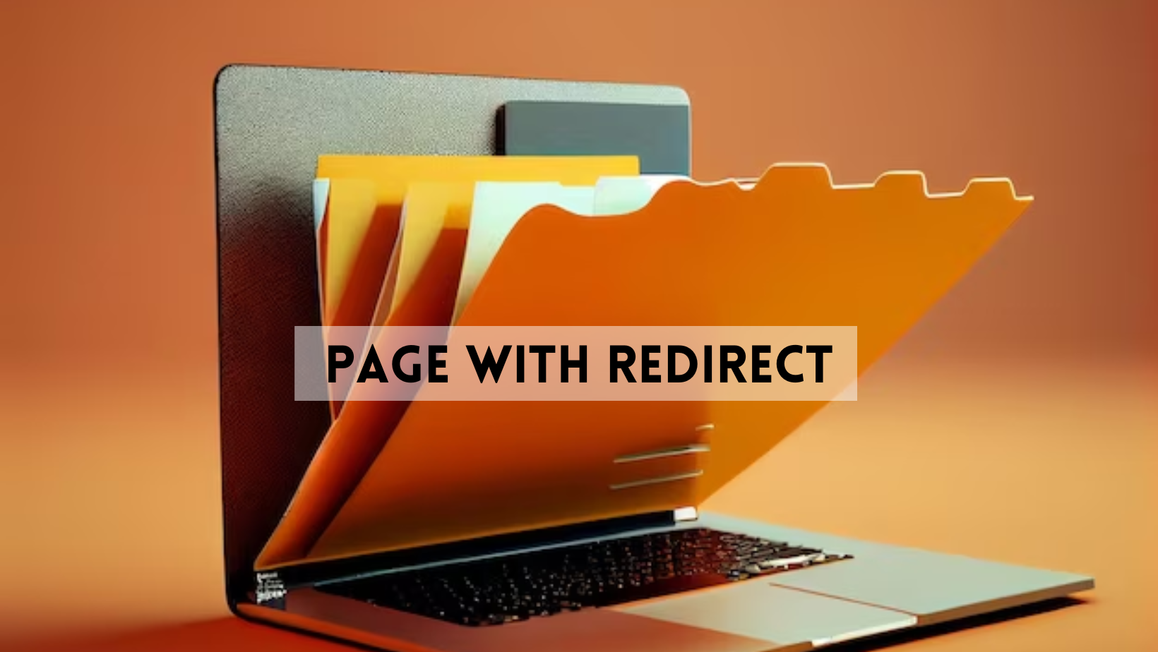 Page with redirect